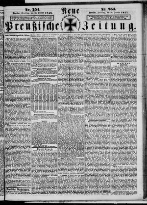 Neue preußische Zeitung vom 30.10.1857