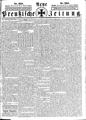 Neue preußische Zeitung vom 31.10.1857