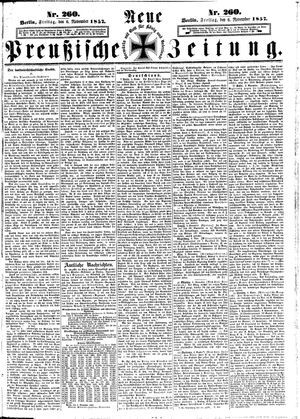 Neue preußische Zeitung on Nov 6, 1857