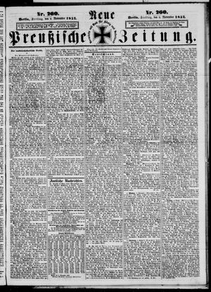 Neue preußische Zeitung vom 06.11.1857