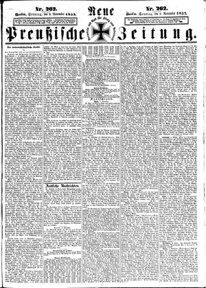 Neue preußische Zeitung vom 08.11.1857