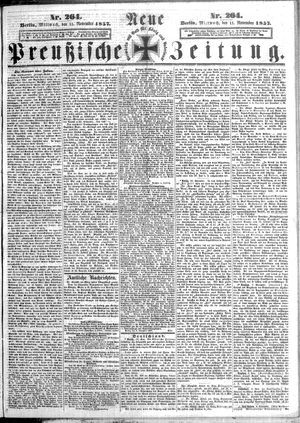 Neue preußische Zeitung on Nov 11, 1857