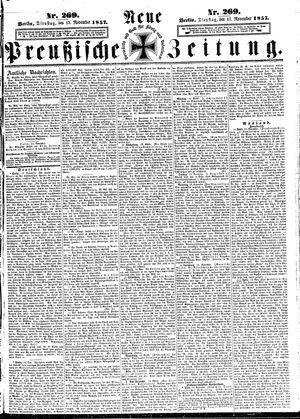 Neue preußische Zeitung on Nov 17, 1857