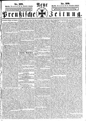 Neue preußische Zeitung vom 28.11.1857