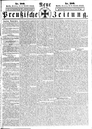 Neue preußische Zeitung vom 29.11.1857