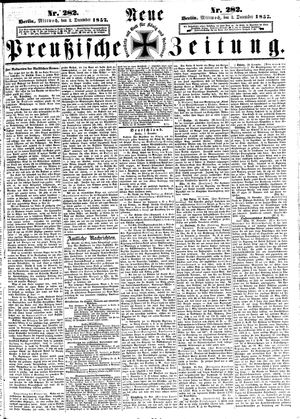 Neue preußische Zeitung vom 02.12.1857