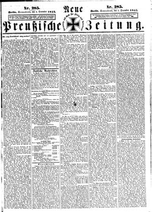 Neue preußische Zeitung on Dec 5, 1857