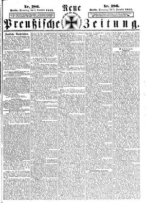 Neue preußische Zeitung vom 06.12.1857