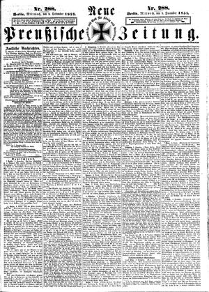 Neue preußische Zeitung vom 09.12.1857