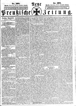 Neue preußische Zeitung vom 13.12.1857