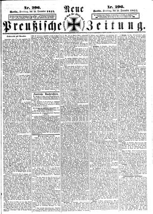 Neue preußische Zeitung vom 18.12.1857