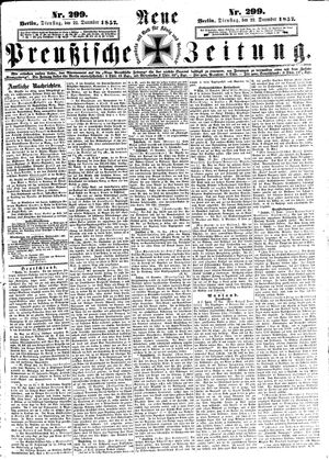 Neue preußische Zeitung on Dec 22, 1857