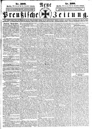 Neue preußische Zeitung vom 23.12.1857