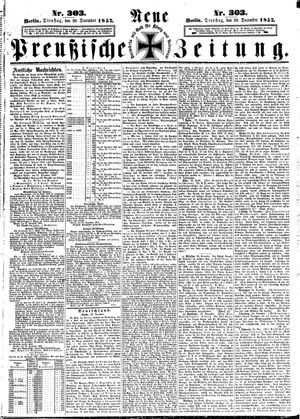 Neue preußische Zeitung vom 29.12.1857