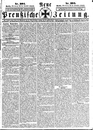 Neue preußische Zeitung vom 30.12.1857