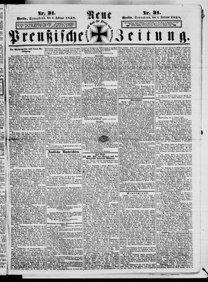 Neue preußische Zeitung vom 06.02.1858