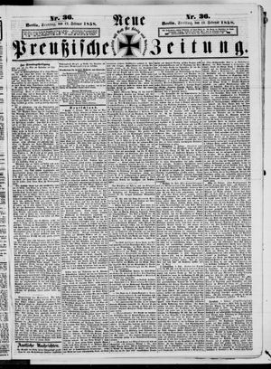 Neue preußische Zeitung vom 12.02.1858