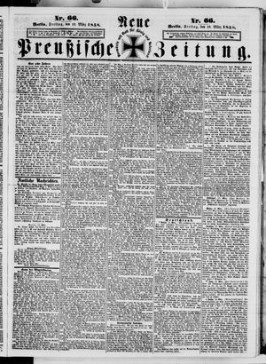 Neue preußische Zeitung vom 19.03.1858