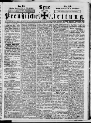 Neue preußische Zeitung vom 28.03.1858