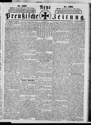 Neue preußische Zeitung vom 08.05.1858