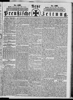 Neue preußische Zeitung vom 09.05.1858