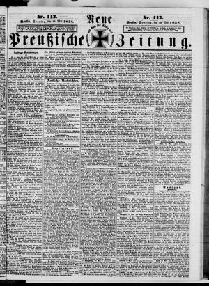 Neue preußische Zeitung vom 16.05.1858