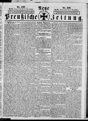 Neue preußische Zeitung vom 22.05.1858