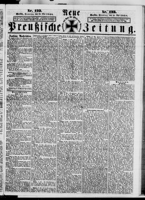 Neue preußische Zeitung vom 30.05.1858