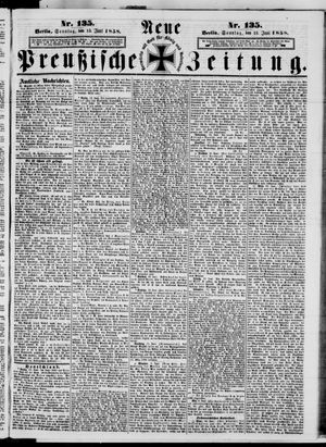 Neue preußische Zeitung vom 13.06.1858