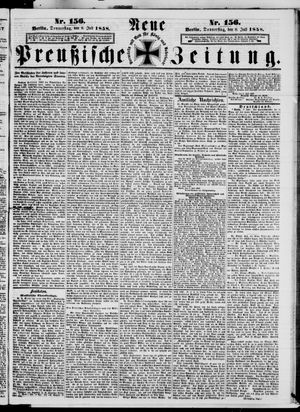 Neue preußische Zeitung vom 08.07.1858