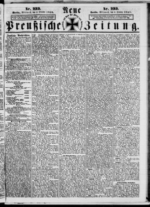 Neue preußische Zeitung vom 06.10.1858
