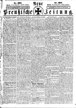 Neue preußische Zeitung vom 07.10.1858