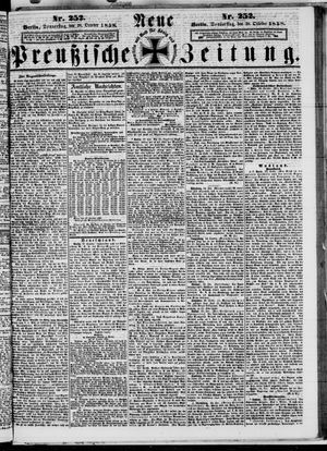 Neue preußische Zeitung vom 28.10.1858
