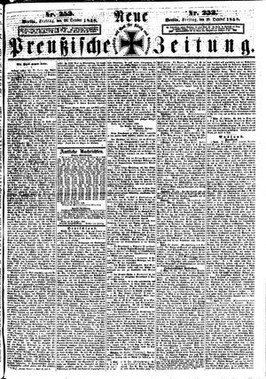 Neue preußische Zeitung vom 29.10.1858