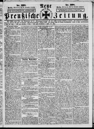 Neue preußische Zeitung vom 22.12.1858