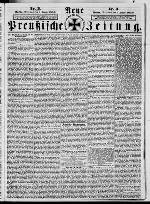Neue preußische Zeitung vom 05.01.1859