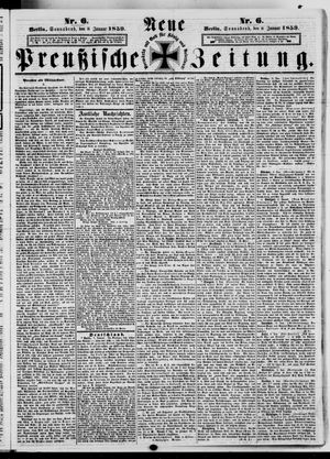 Neue preußische Zeitung vom 08.01.1859
