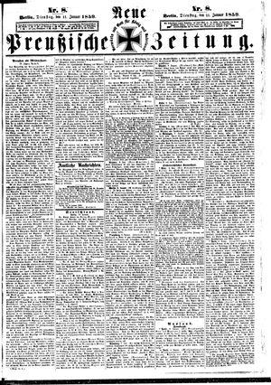 Neue preußische Zeitung vom 11.01.1859