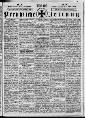 Neue preußische Zeitung vom 11.01.1859