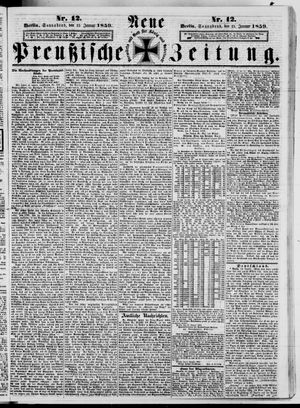 Neue preußische Zeitung vom 15.01.1859