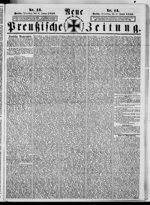Neue preußische Zeitung vom 18.01.1859