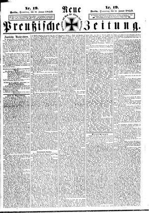 Neue preußische Zeitung vom 23.01.1859