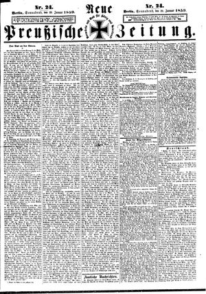 Neue preußische Zeitung vom 29.01.1859