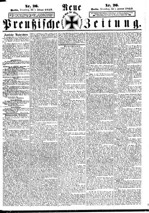 Neue preußische Zeitung on Feb 1, 1859