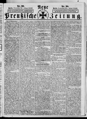 Neue preußische Zeitung vom 03.02.1859