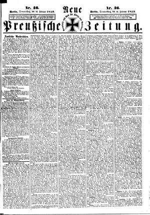 Neue preußische Zeitung vom 24.02.1859