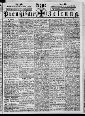Neue preußische Zeitung vom 27.02.1859