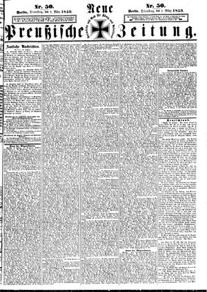Neue preußische Zeitung vom 01.03.1859
