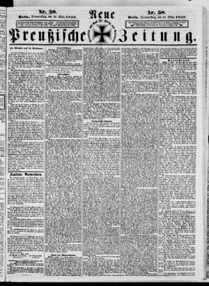 Neue preußische Zeitung vom 10.03.1859
