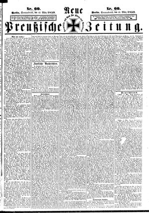 Neue preußische Zeitung on Mar 12, 1859